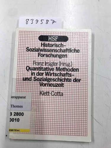 Quantitative methoden der - in,